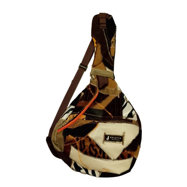 Ultrapatchwork Sling Bag - Brun